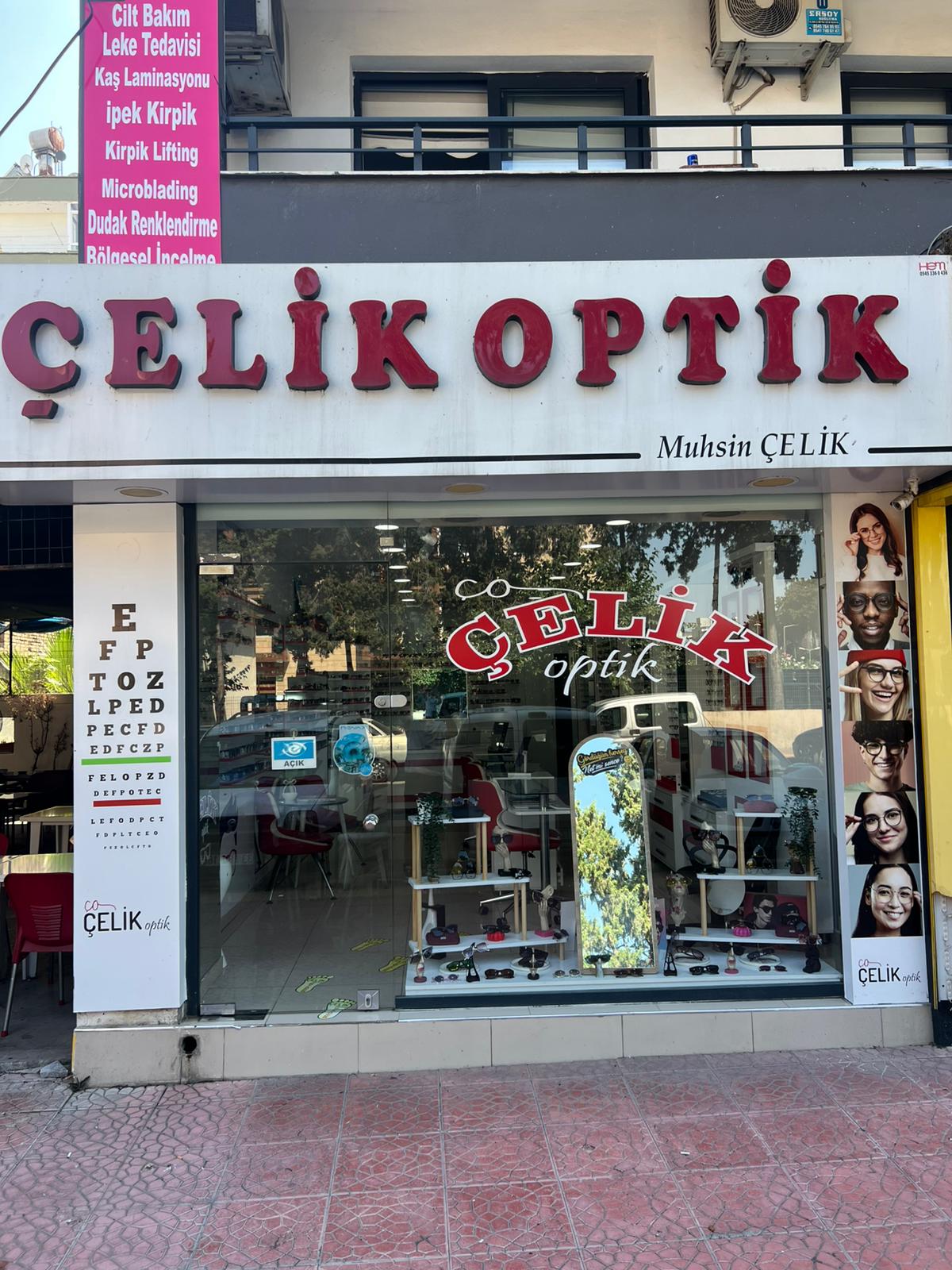 Çelik Optik gözlük ve çerçeve seçenekleri